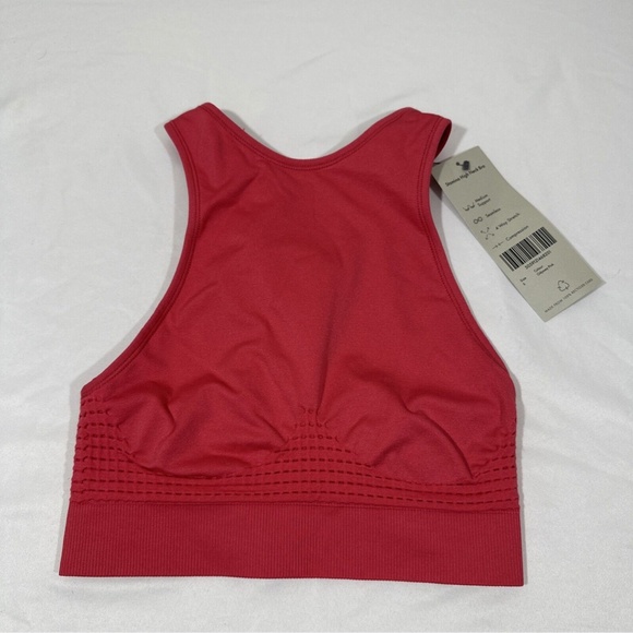 NWT $44 Sweaty‎ Betty [ Small ] Stamina High Neck Sports Bra in Odyssey Pink - Picture 2 of 12